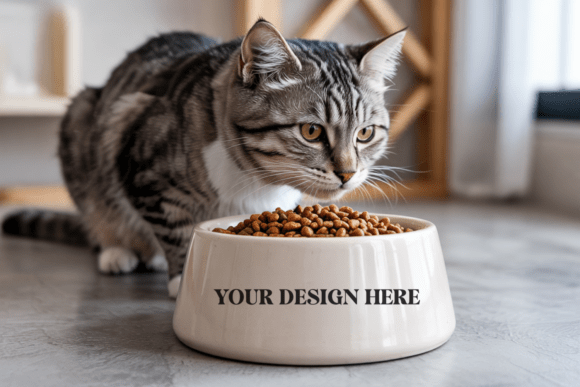 Cat Dog Bowl Mockup: Pet Bowl Mockup 15