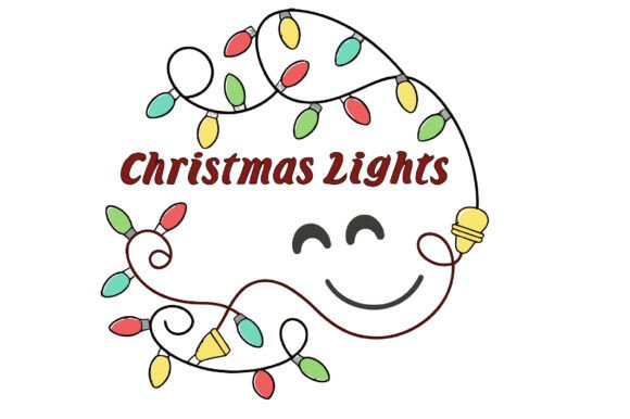 Christmas Lights PNG for Creative Projects
