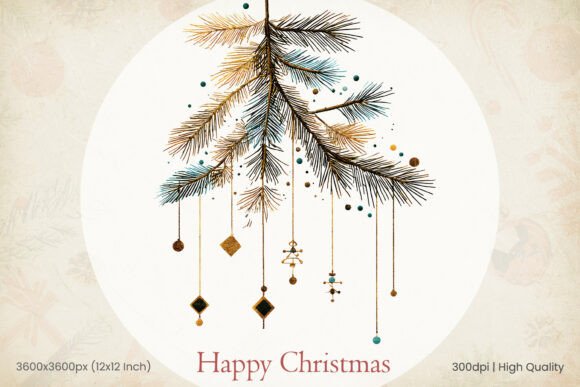 Christmas Pine Branch Gold Ornaments: A Detailed Evaluation