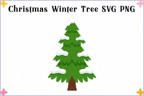 Christmas Winter Tree SVG Clipart PNG: A Versatile Digital Resource for Holiday Projects