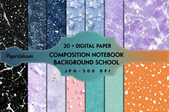 Composition Notebook Background School: A Timeless Touch for Creative Projects