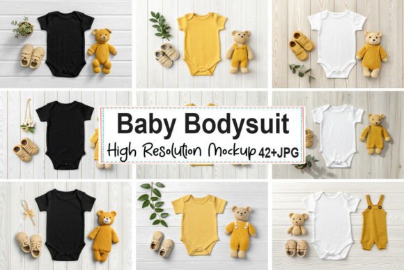 Enhance Your Design Workflow with the Free Baby Bodysuit Mockup Bundle 20