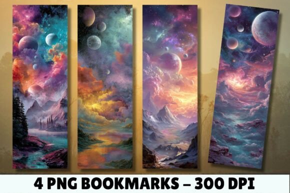 Fantasy Sky Landscape Planet Bookmark: A Digital Tool for Creative and Business Innovation