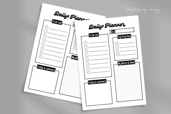 Free Monochrome Daily Planner Printable: A Minimalist Approach to Productivity