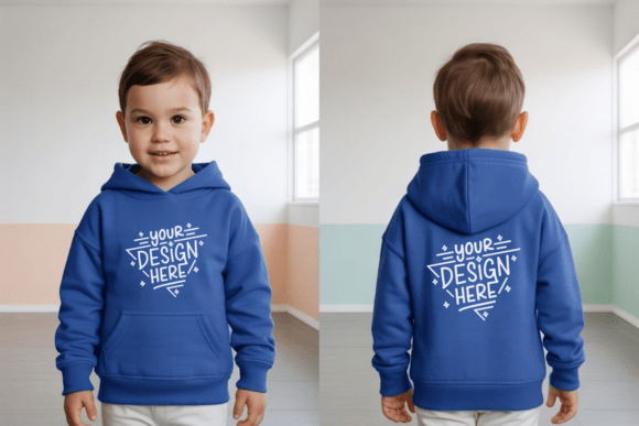 Gildan 18500B Front and Back Mockup 22: Transform Your Designs with Professional Visuals