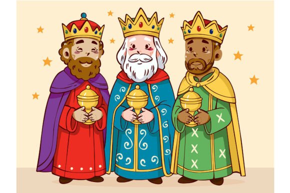 Group of Men Wearing Crowns