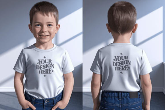 Kids Gildan 5000B Front Back Mockup 3: A Versatile Tool for Creative Projects