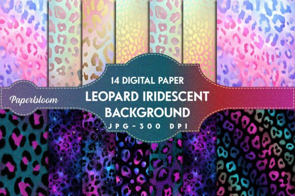 Leopard Iridescent Backgrounds