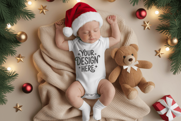 Rabbit Skins 4424 Baby Bodysuit Mockup 5