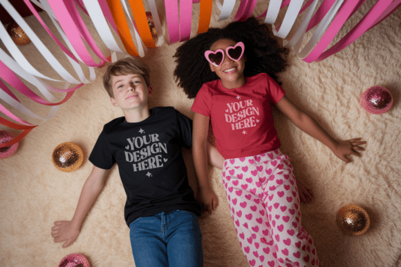 Valentine BC3001T Kids T-shirt Mockup 38: A Versatile Tool for Creative Projects
