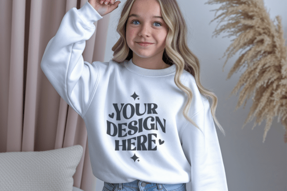 Valentine Gildan 18000B Kids Mockup 34: A Versatile Tool for Creative Presentations