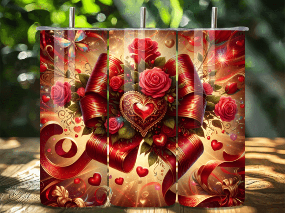 Valentine Red Bow Rose Heart Tumbler: A Strategic Tool for Creative Expression and Business Success