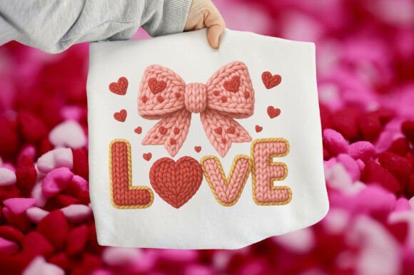 Valentines Day Coquette Crochet PNG: A Versatile Design for Creative Projects