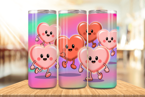 Valentine’s Day Kawaii Hearts Tumbler PN: A Strategic Design for Creative and Business Success