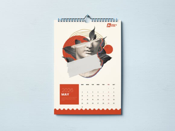 Wall Calendar Design Template